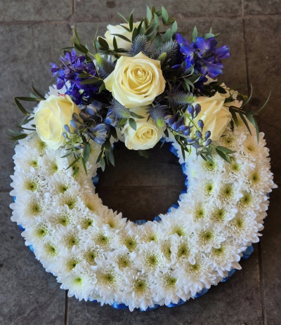 Based Wreath - Based wreath with or without ribbon,colours of your choice Based Wreath - Based wreath with or without ribbon,colours of your choice